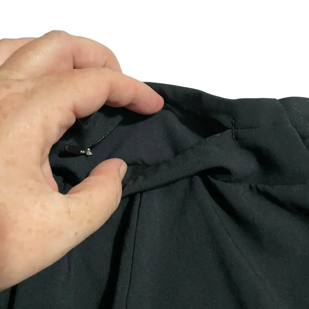 Odlo Womens Athletic Shorts Size Medium Black Zero Weight Drawstring Running
